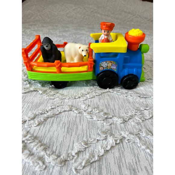 Fisher-Price Little People Choo-Choo Zoo Train 2014 Complete Set Tested Working - Picture 2 of 9